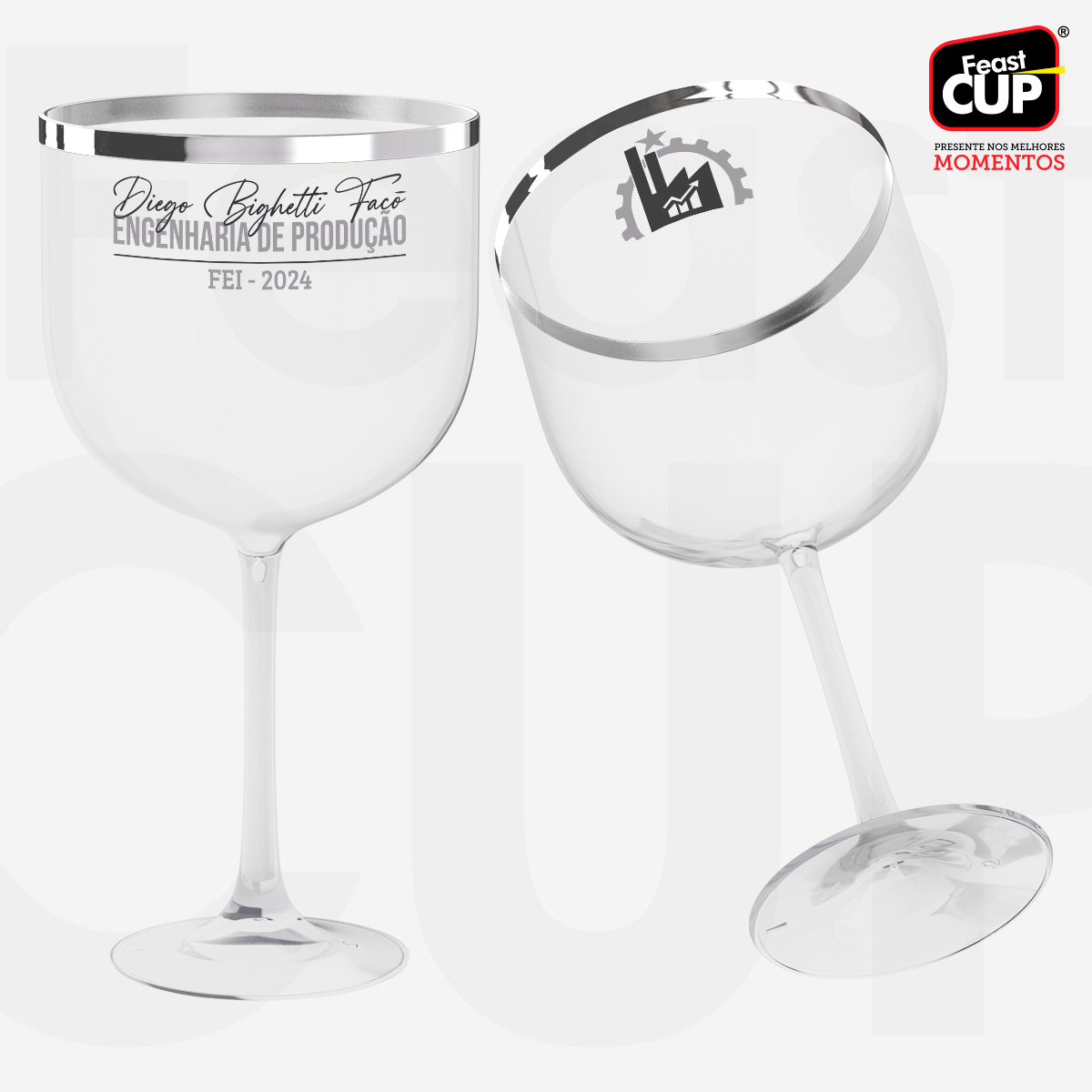 Taça Gin 590ml - Transparente Premium