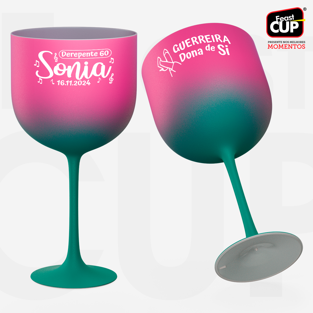 Taça Gin 590ml - Bicolor Premium