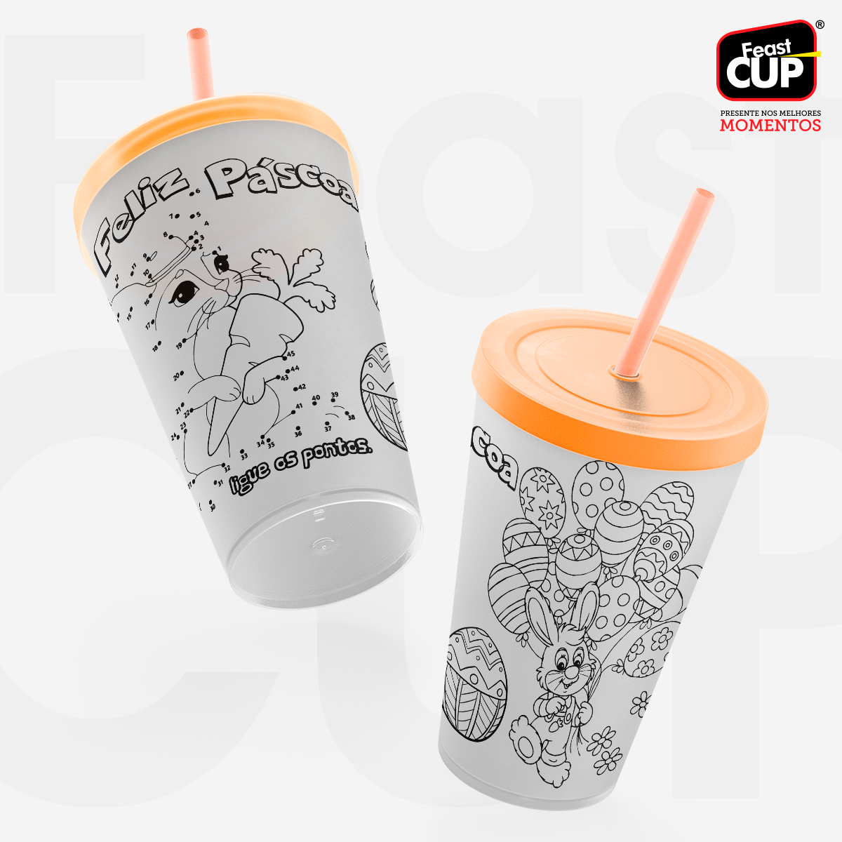 Copos para colorir 400ml