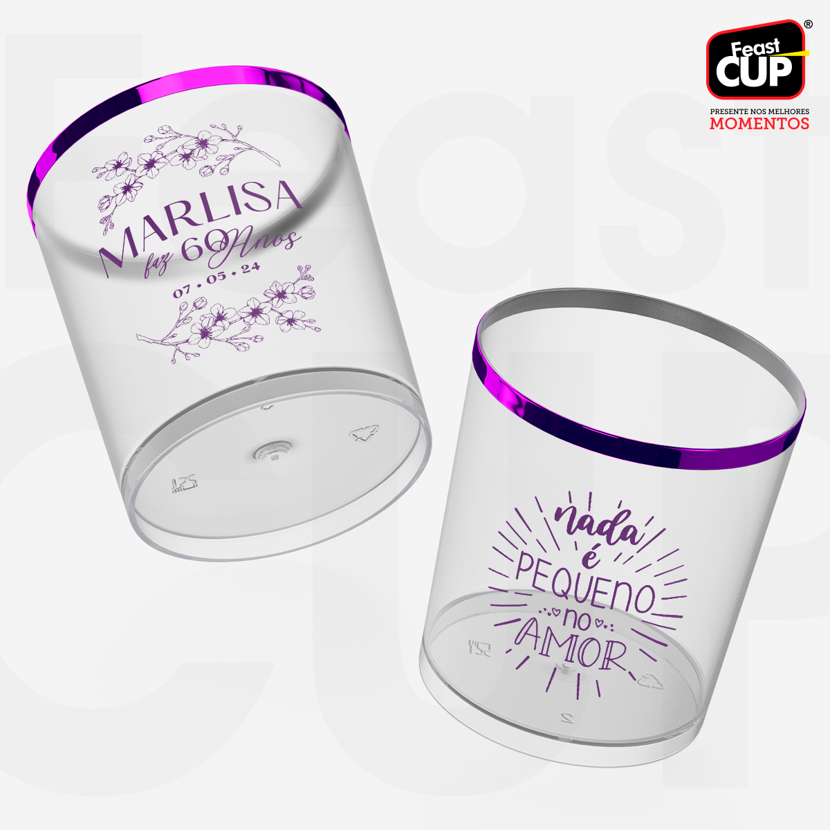 Whisky 300ml - Transparente Premium.