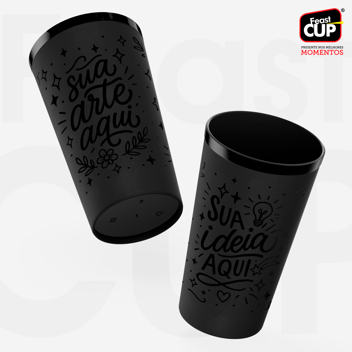 Twister 550ml - Preto Fosco Premium