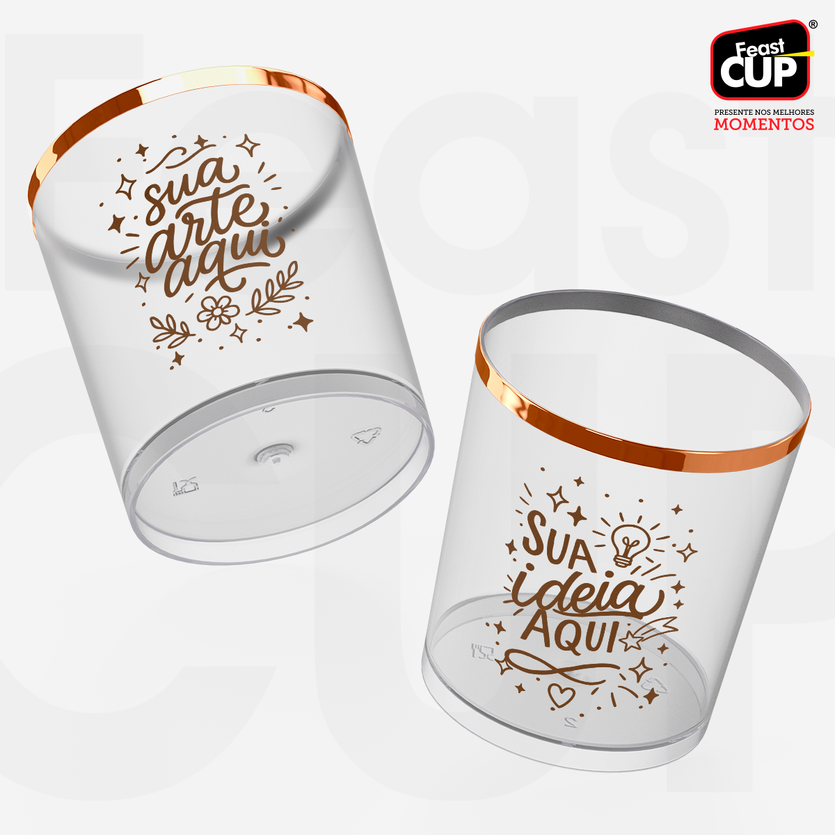 Whisky 300ml - Transparente Premium.