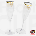 Taça Champanhe 170ml - Transparente Premium