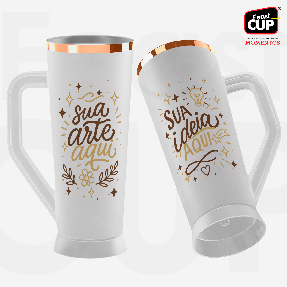 Caneca Slim 430ml - Fosca Gelo Premium