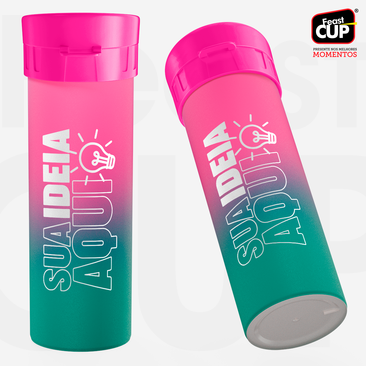 Garrafa Acqua Premium 490ml - Bicolor