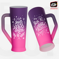 Caneca Slim 430ml - Bicolor Premium