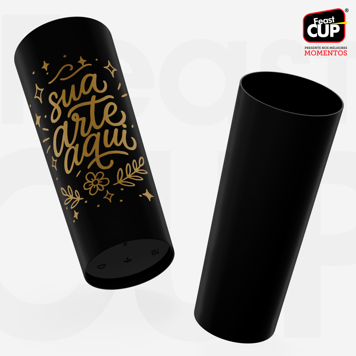 Long Drink 350ml Preto Leitoso