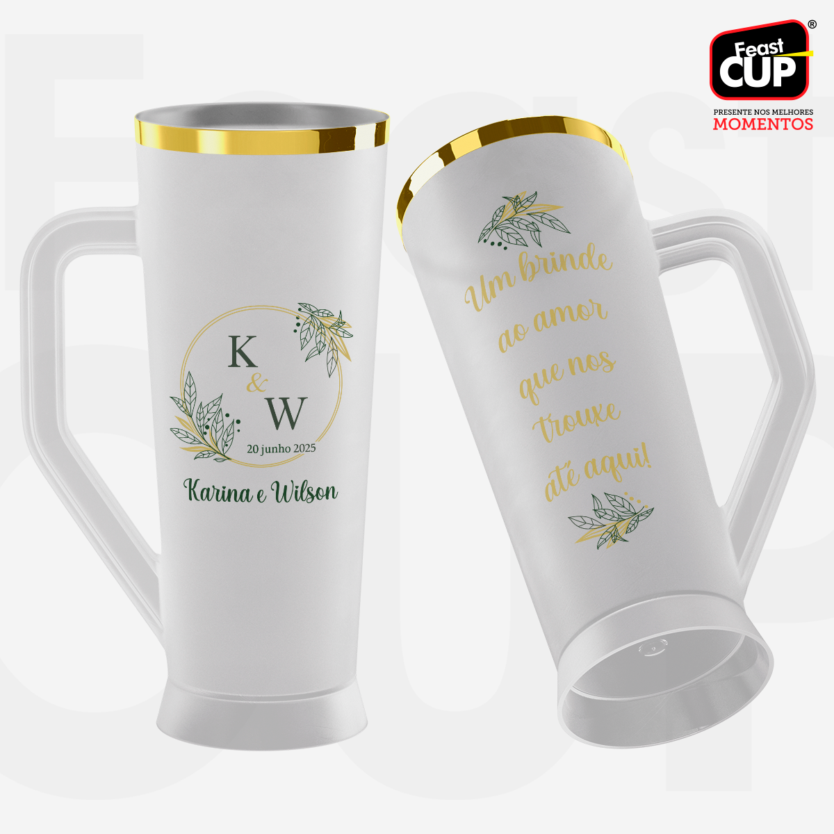 Caneca Slim 430ml - Fosca Gelo Premium