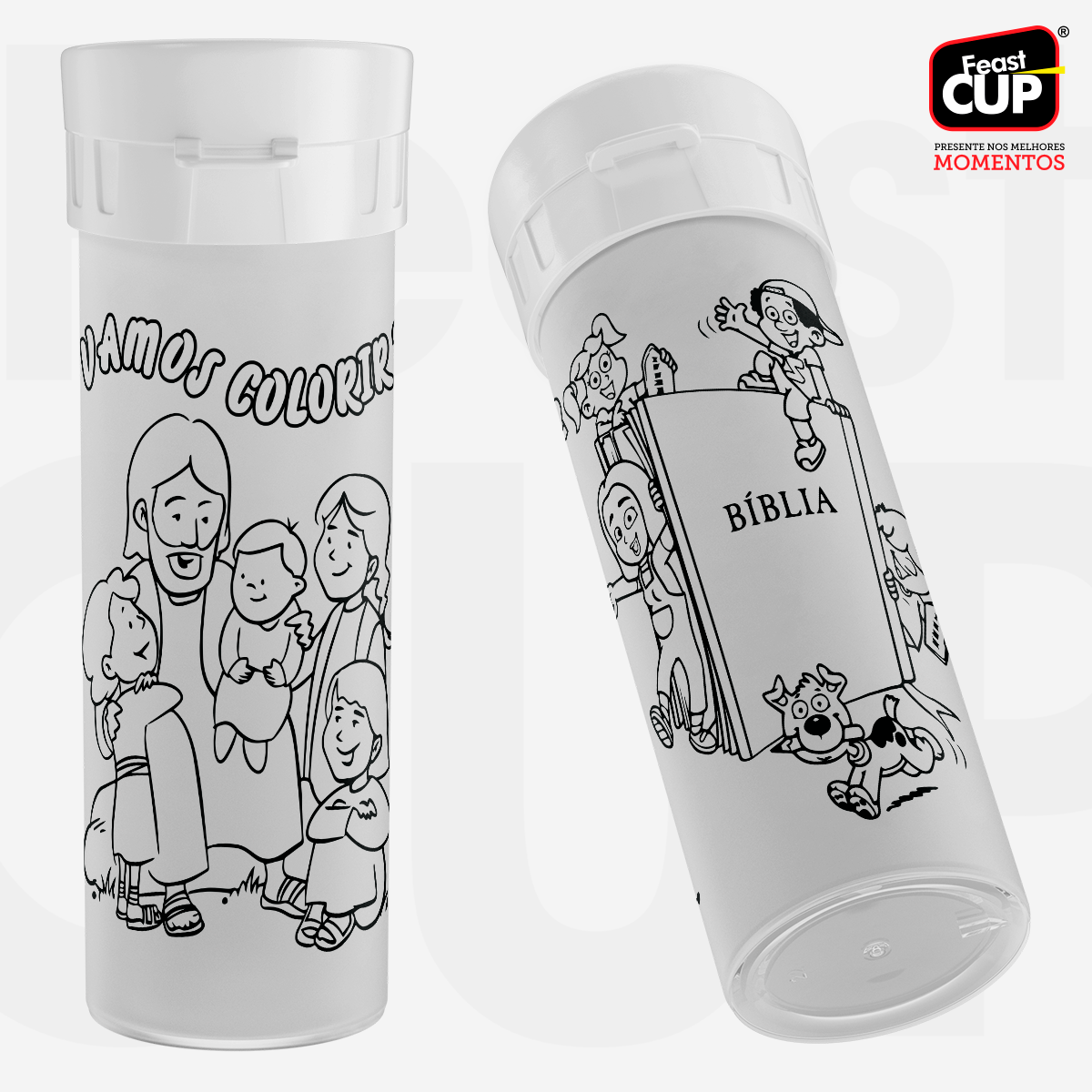 Garrafas para Colorir 490ml