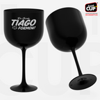 Taça Gin 590ml Preta Leitosa