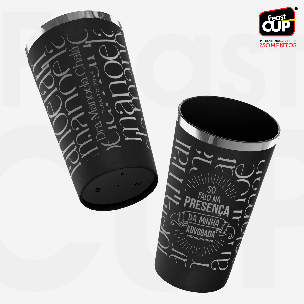 Twister 550ml - Preto Fosco Premium