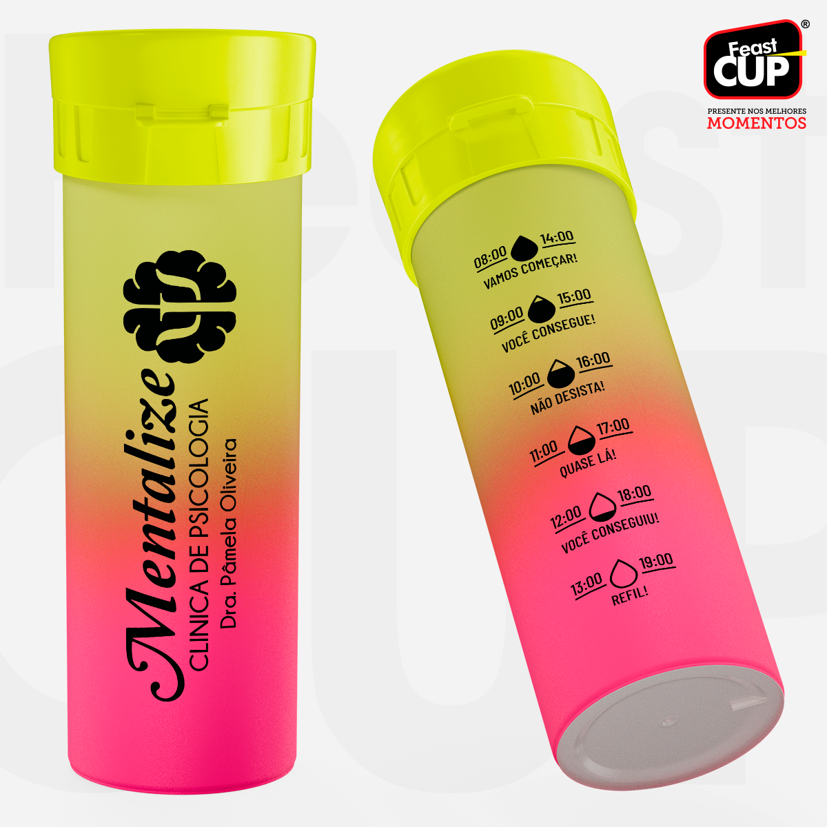 Garrafa Acqua Premium 490ml - Bicolor