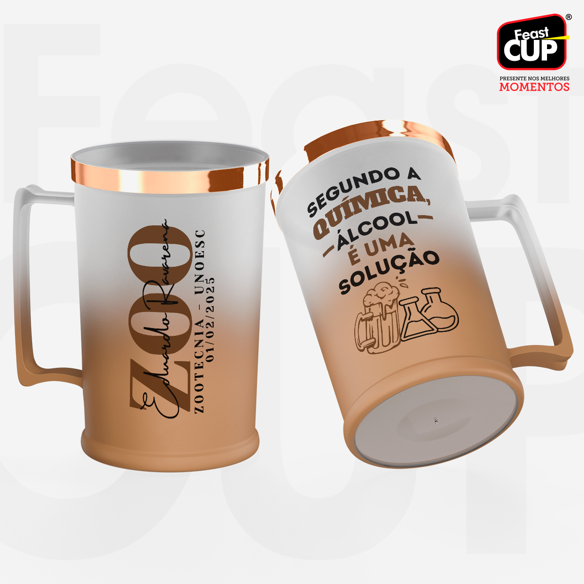 Caneca Chopp 500ml Degrade - Premium