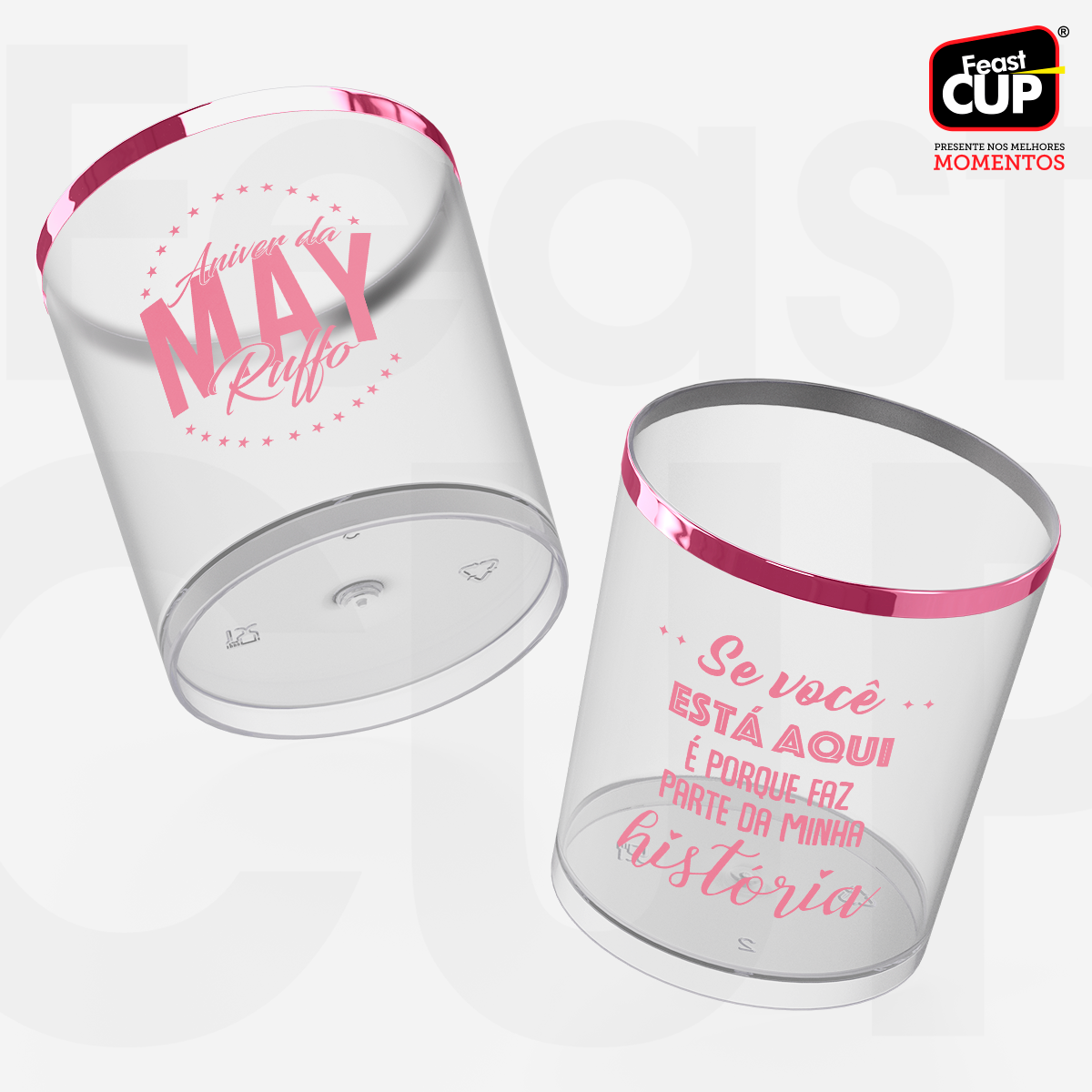 Whisky 300ml - Transparente Premium.