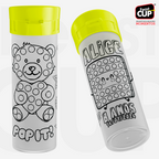 Garrafas para Colorir 490ml