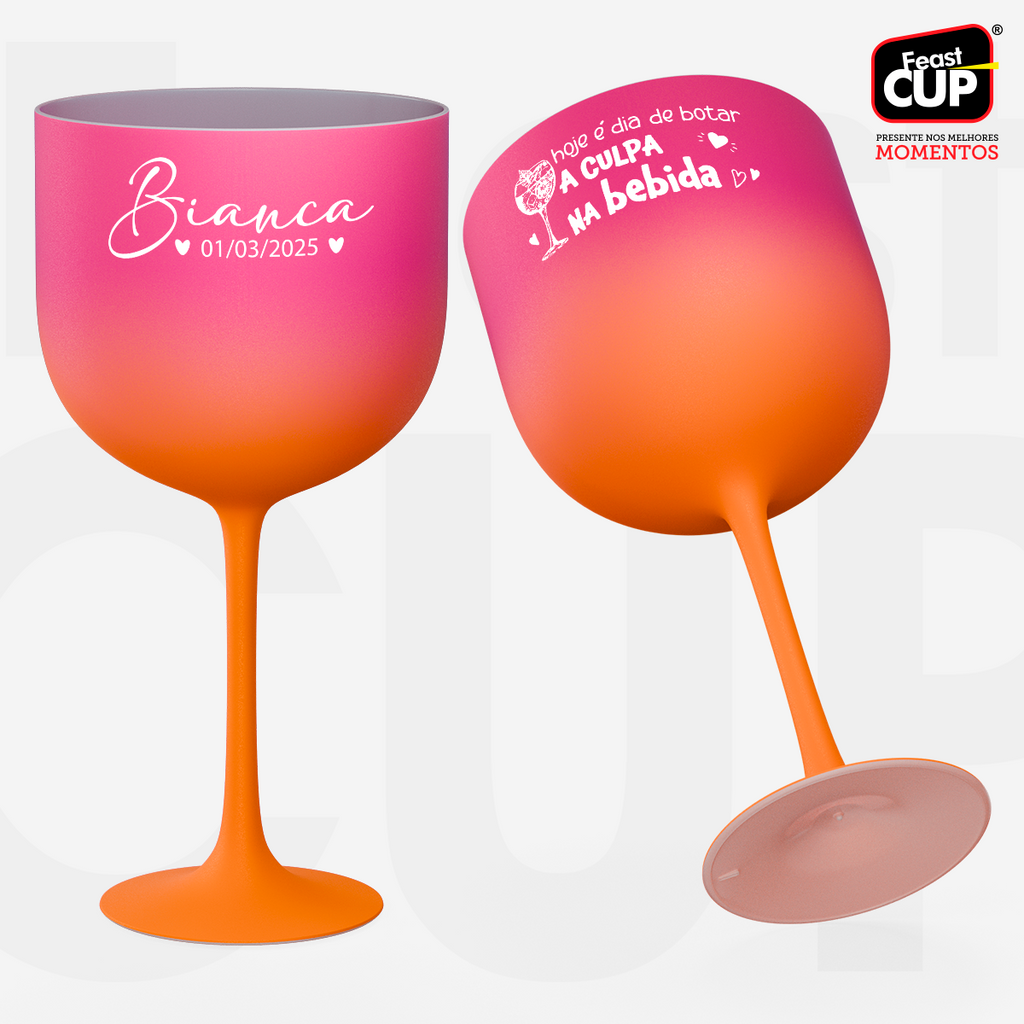 Taça Gin 590ml - Bicolor Premium