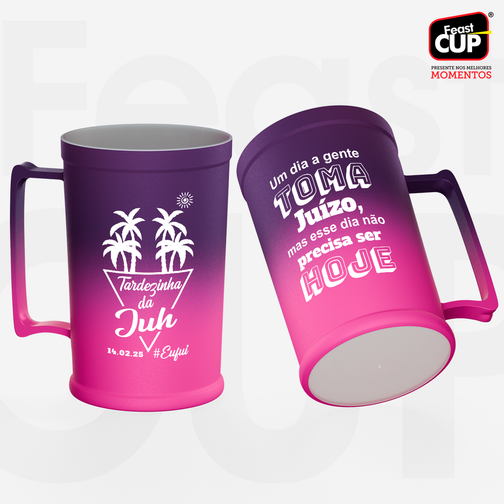 Caneca Chopp 500ml - Bicolor Premium