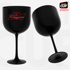 Taça Gin 590ml Preta Leitosa