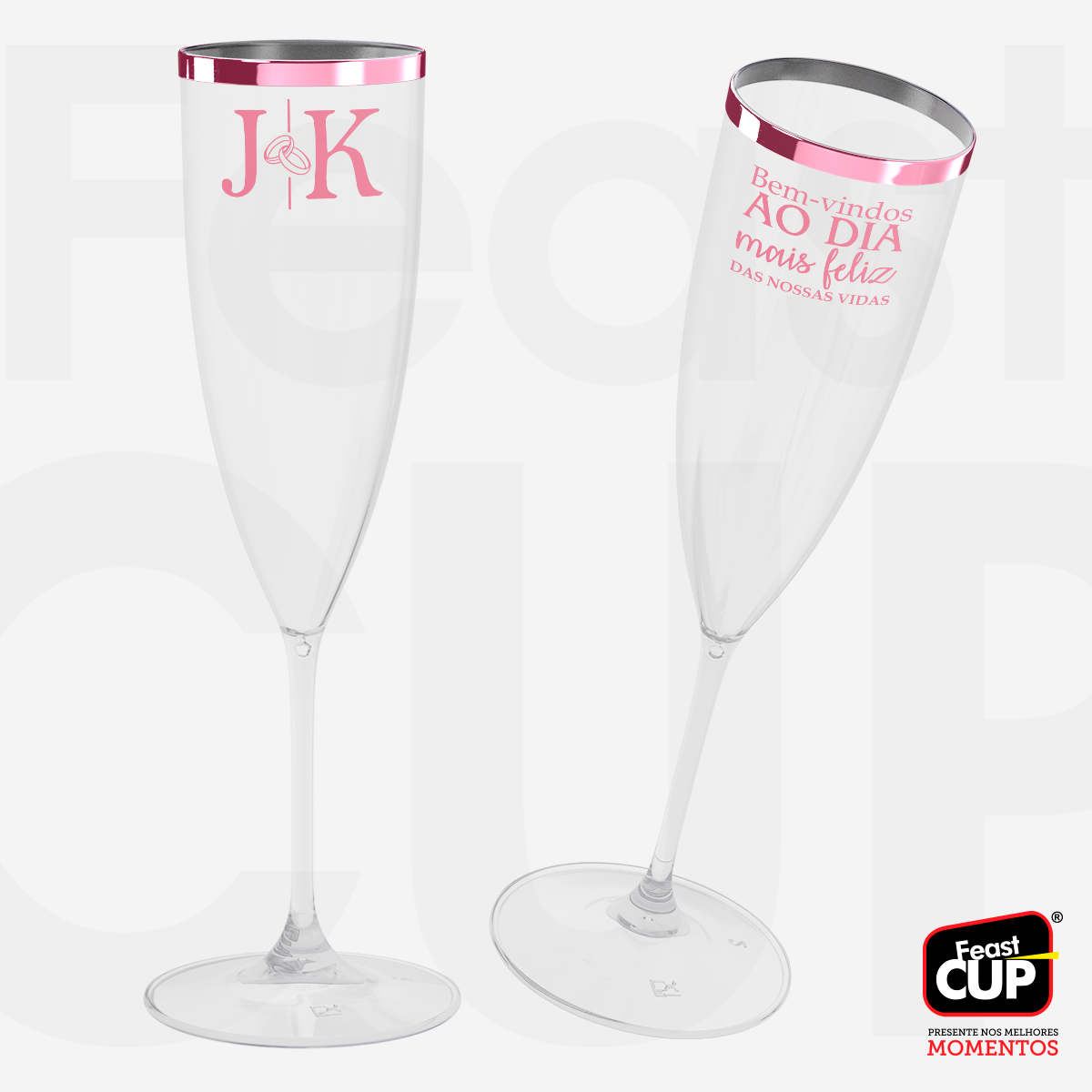 Taça Champanhe 170ml - Transparente Premium