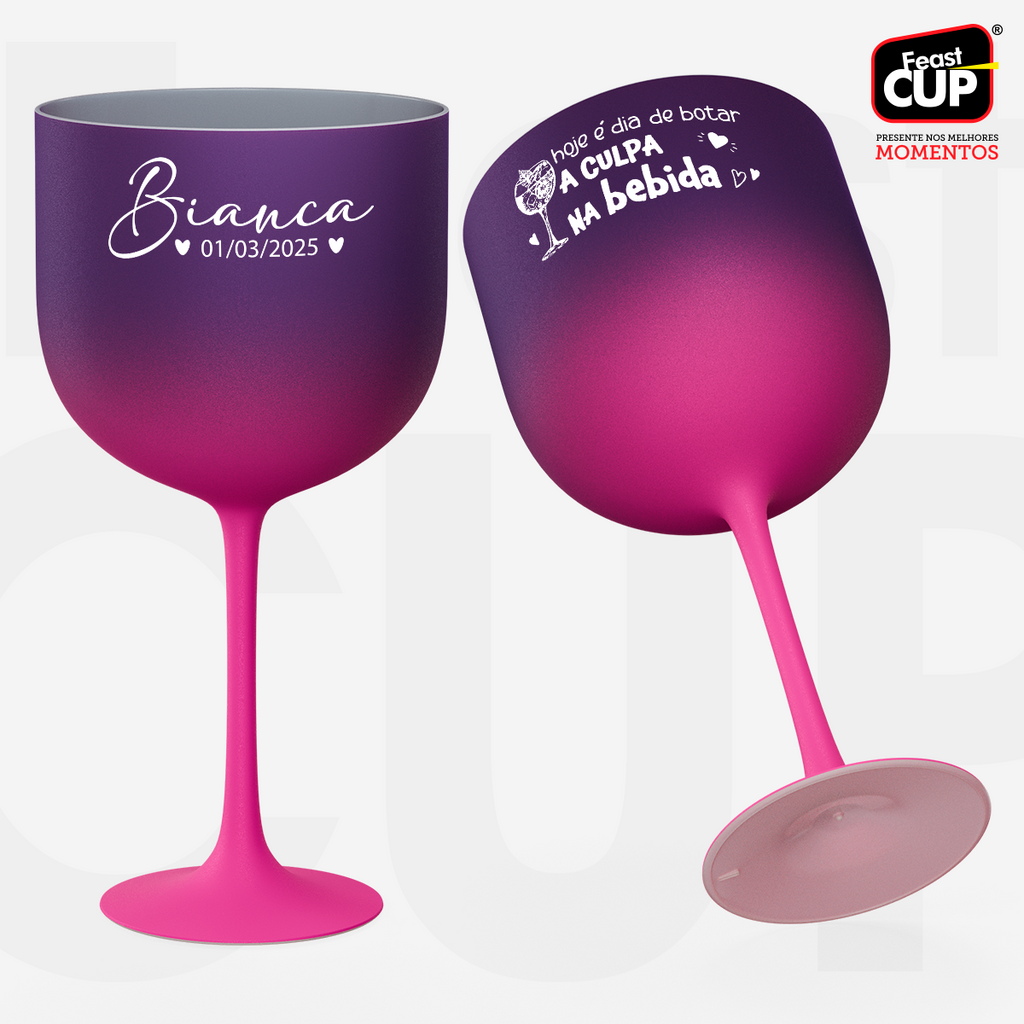 Taça Gin 590ml - Bicolor Premium