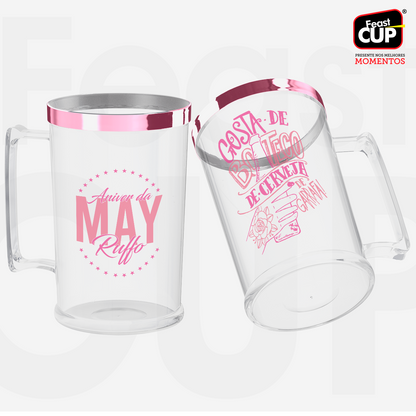 Caneca Chopp 500ml - Transparente Premium