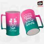 Caneca Chopp 500ml - Bicolor Premium