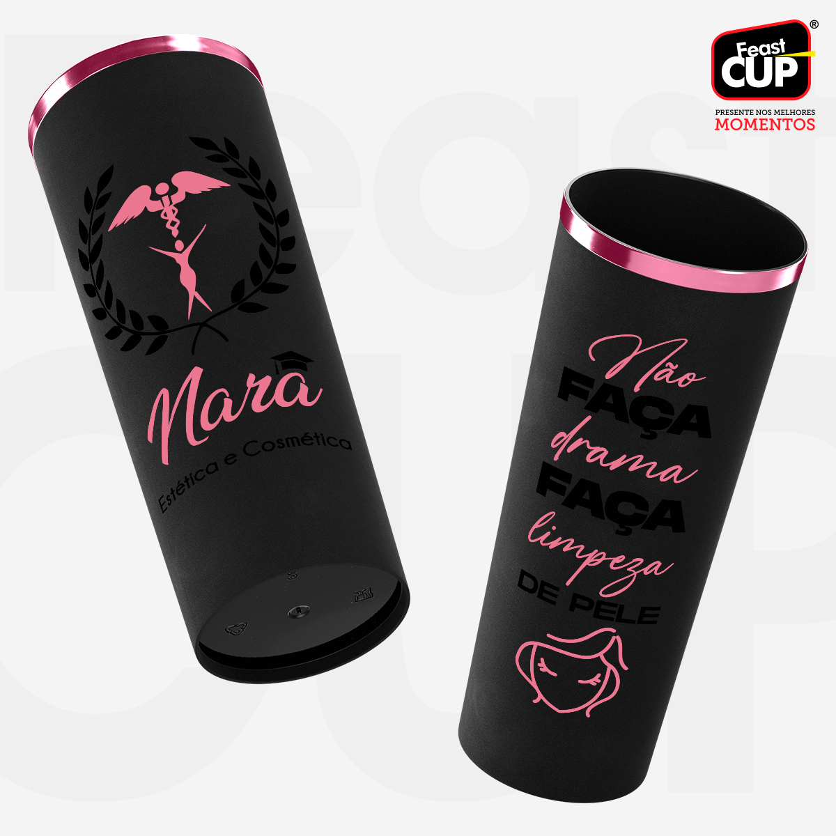 Long Drink 350ml - Preto Fosco Premium