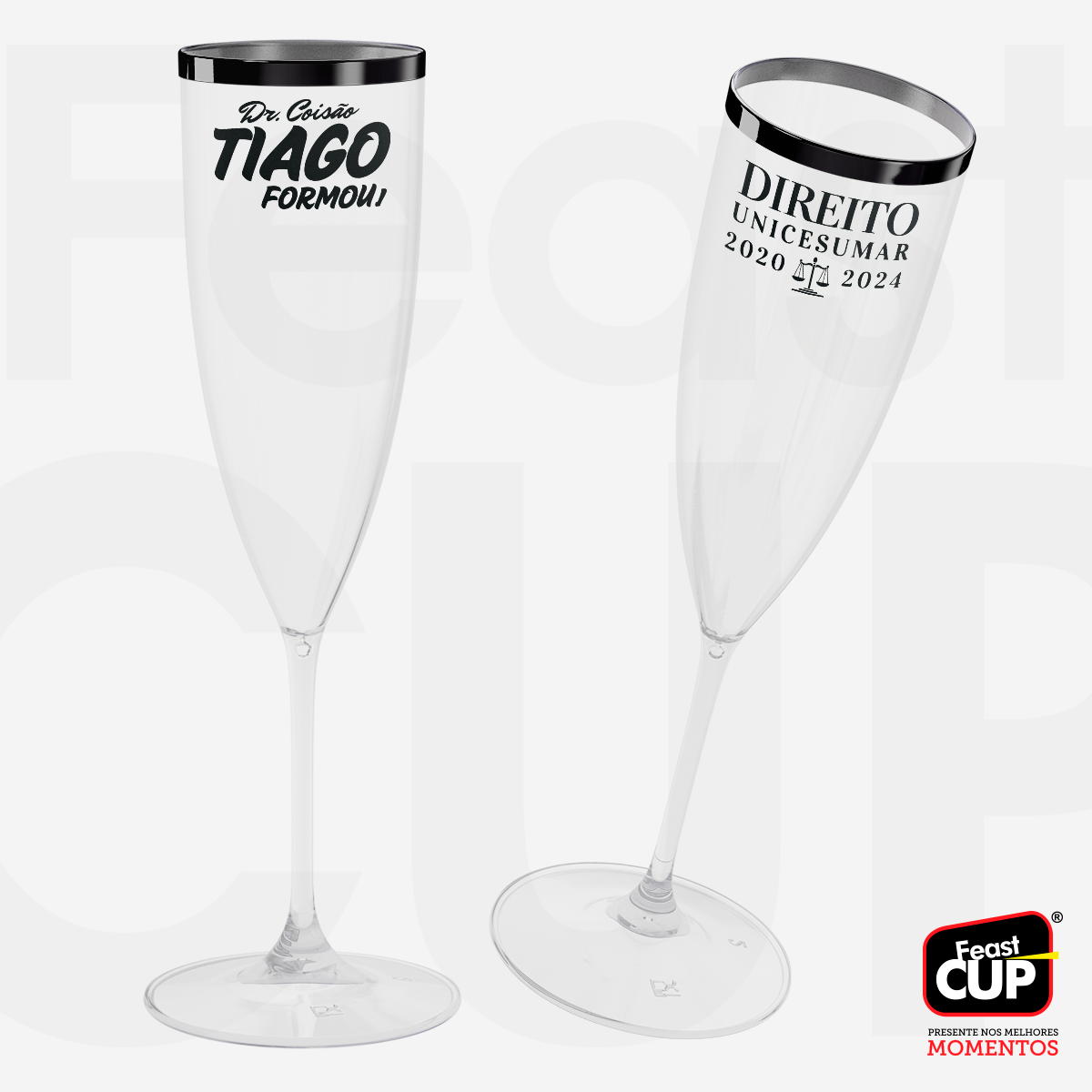 Taça Champanhe 170ml - Transparente Premium