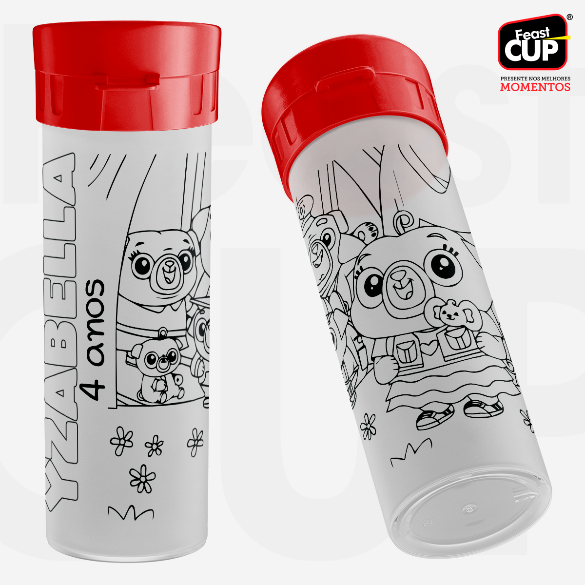 Garrafas para Colorir 490ml