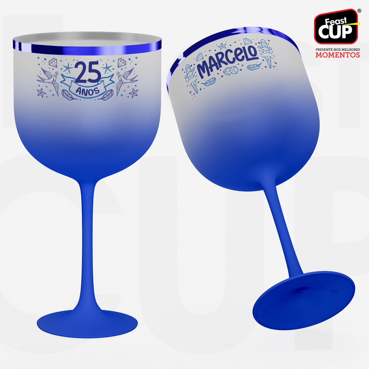 Taça Gin 590ml - Degrade Premium