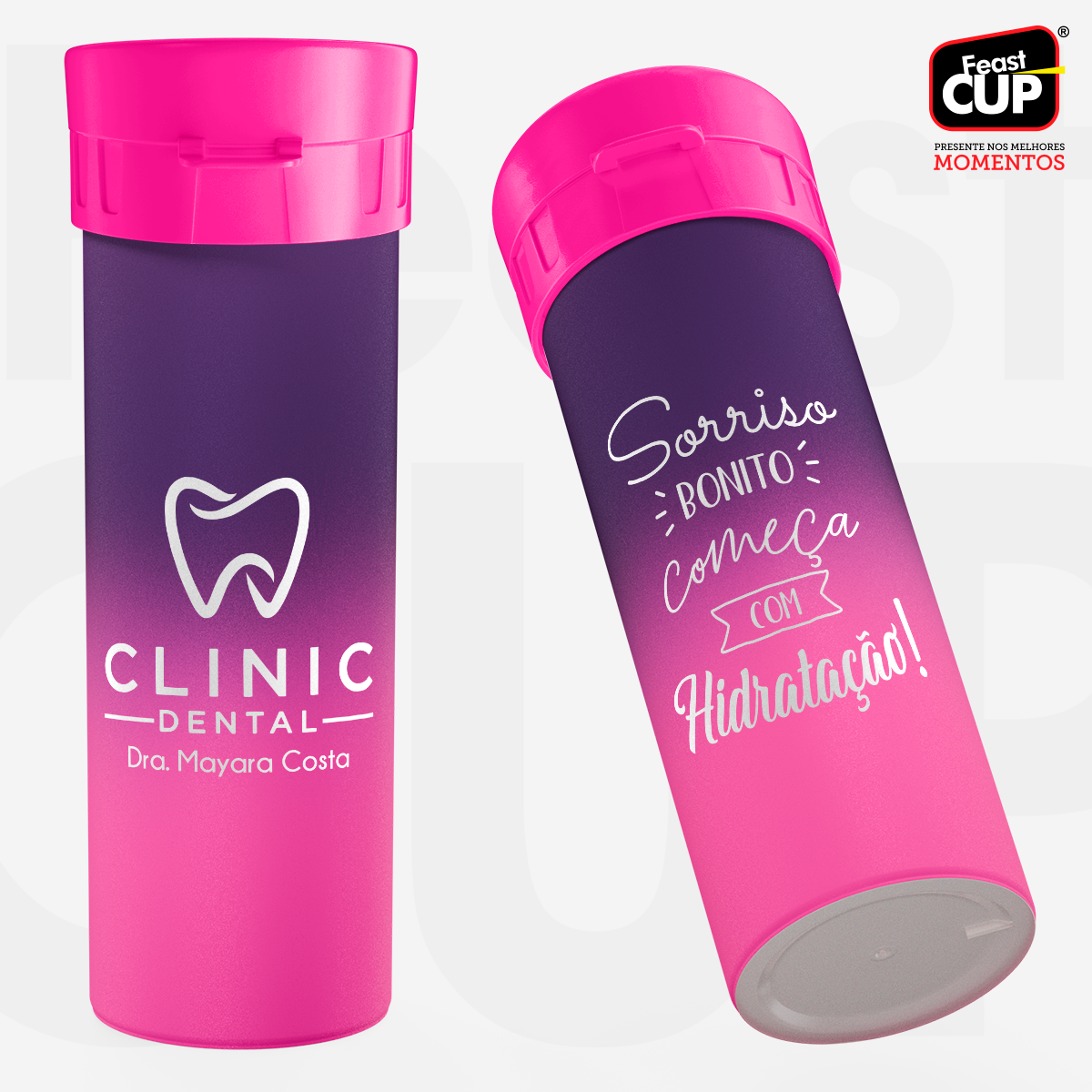 Garrafa Acqua Premium 490ml - Bicolor