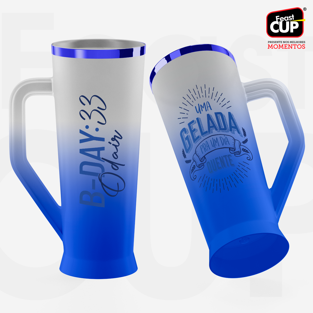 Caneca Slim 430ml - Degrade Premium
