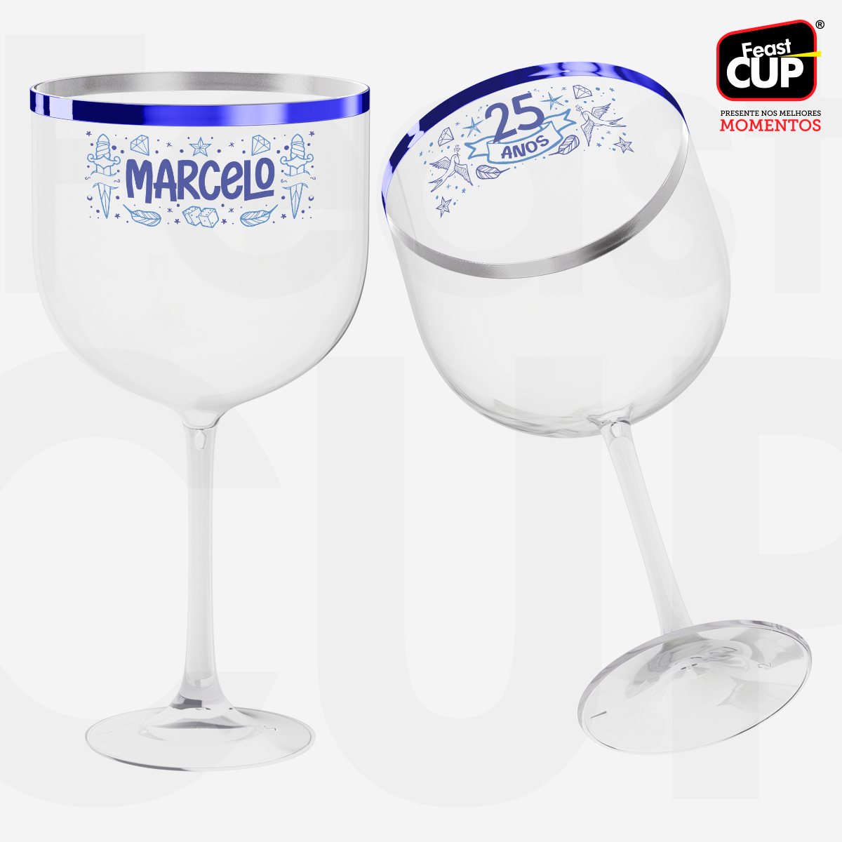 Taça Gin 590ml - Transparente Premium