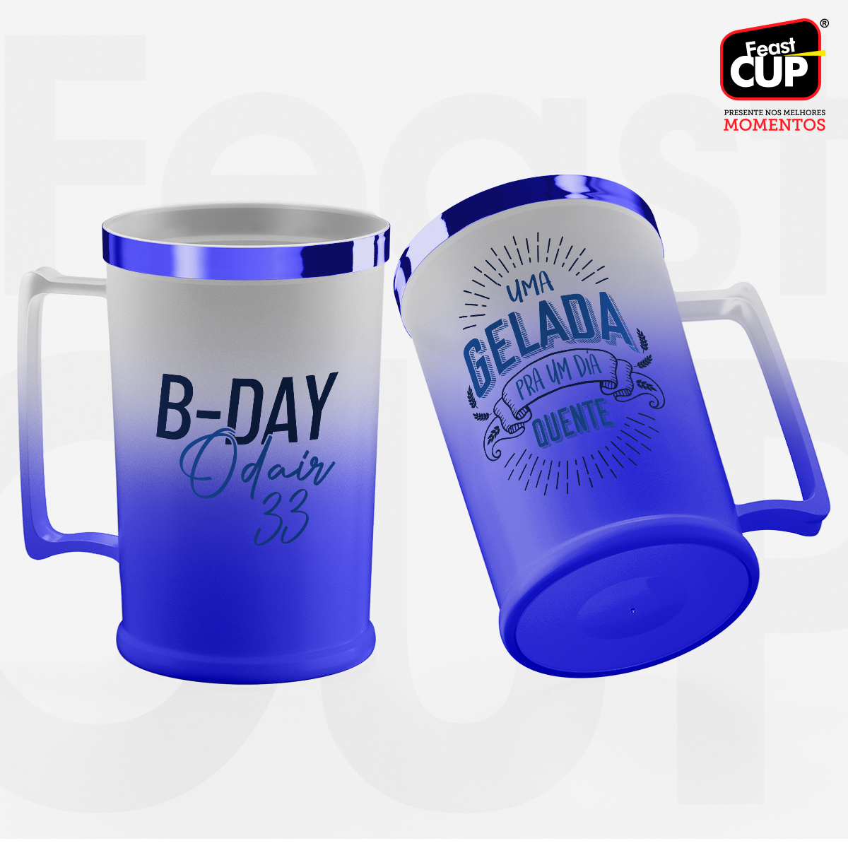 Caneca Chopp 500ml Degrade - Premium