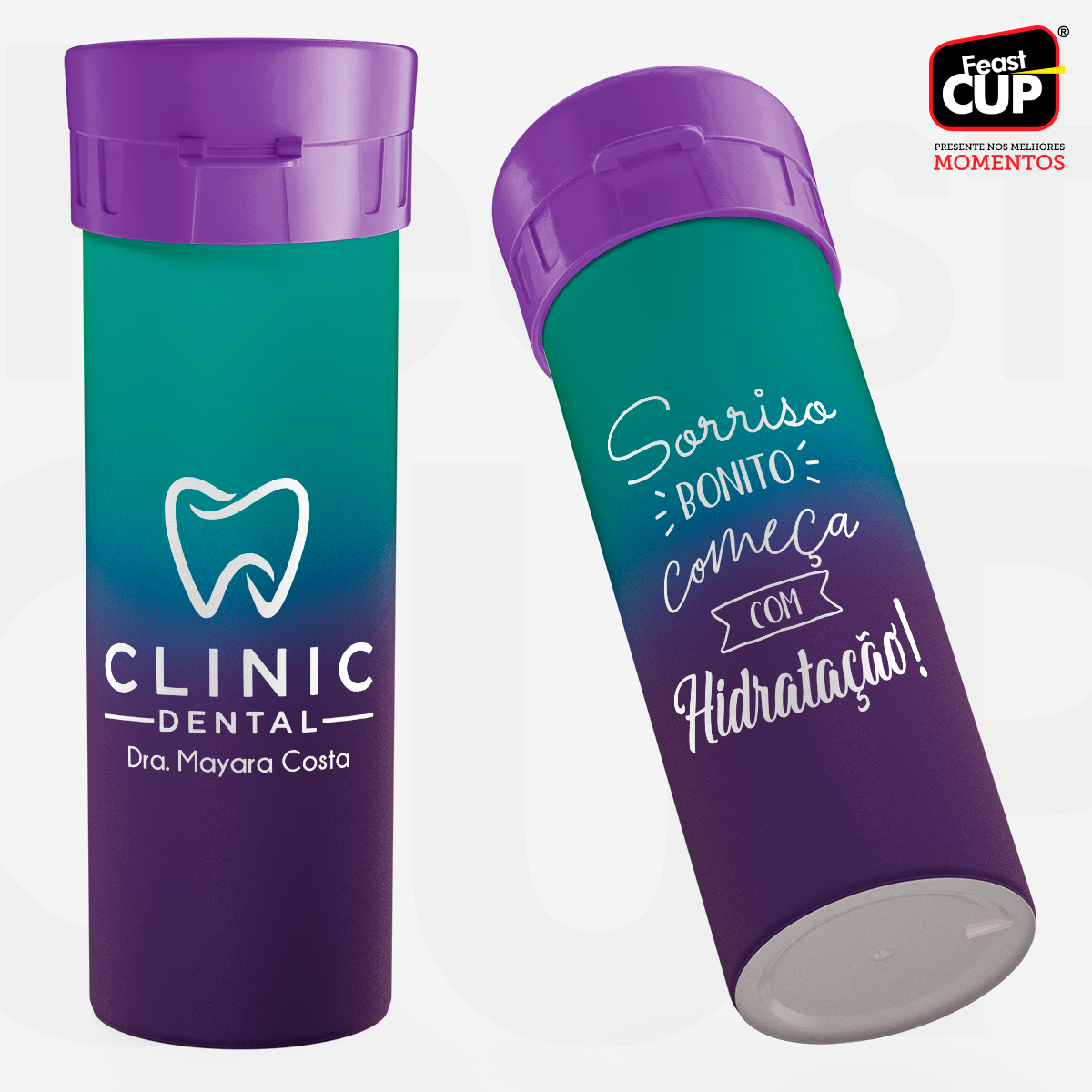 Garrafa Acqua Premium 490ml - Bicolor