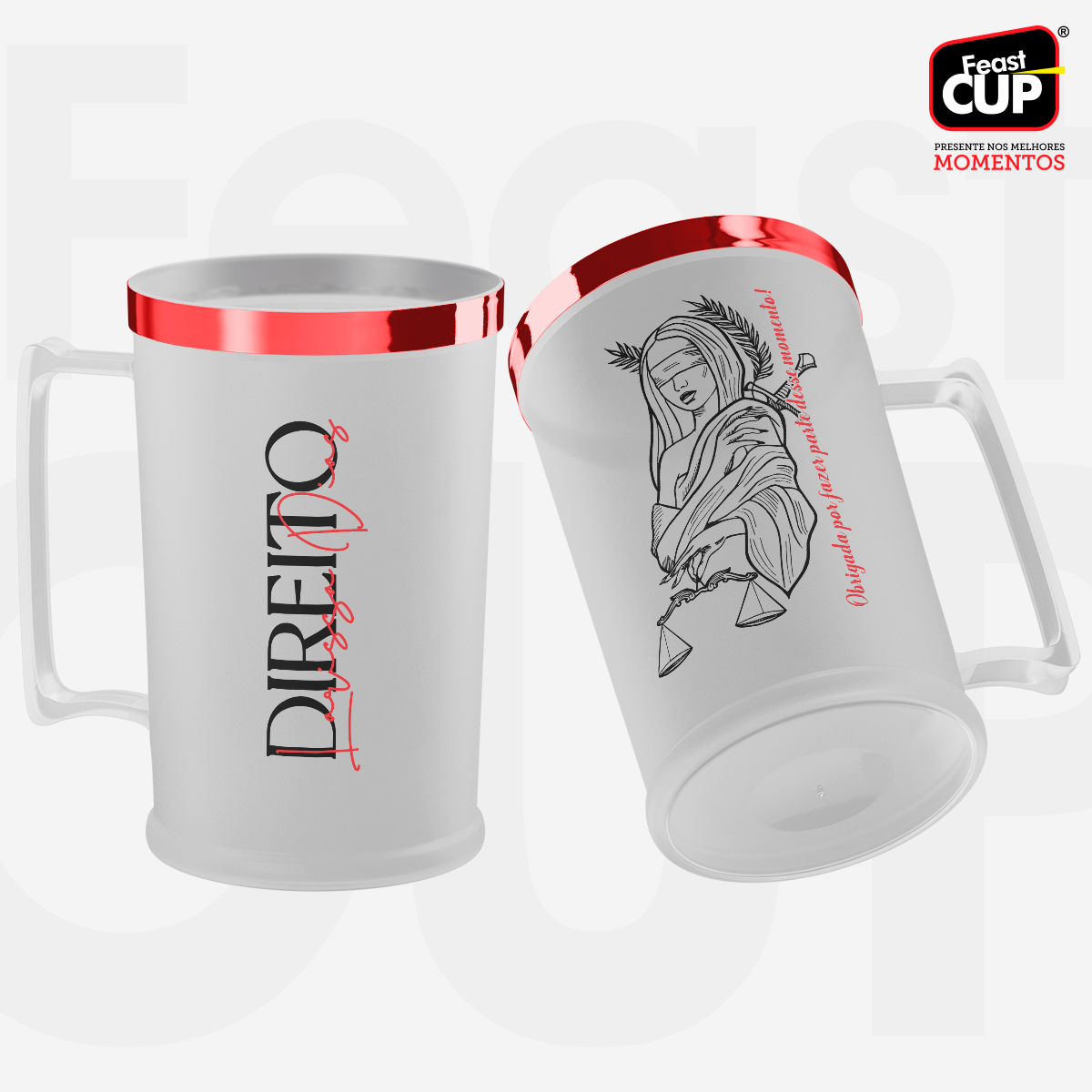 Caneca Chopp 500ml - Fosca Gelo Premium