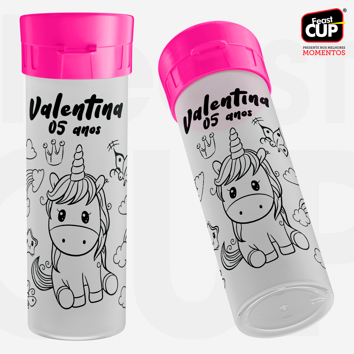 Garrafas para Colorir 490ml