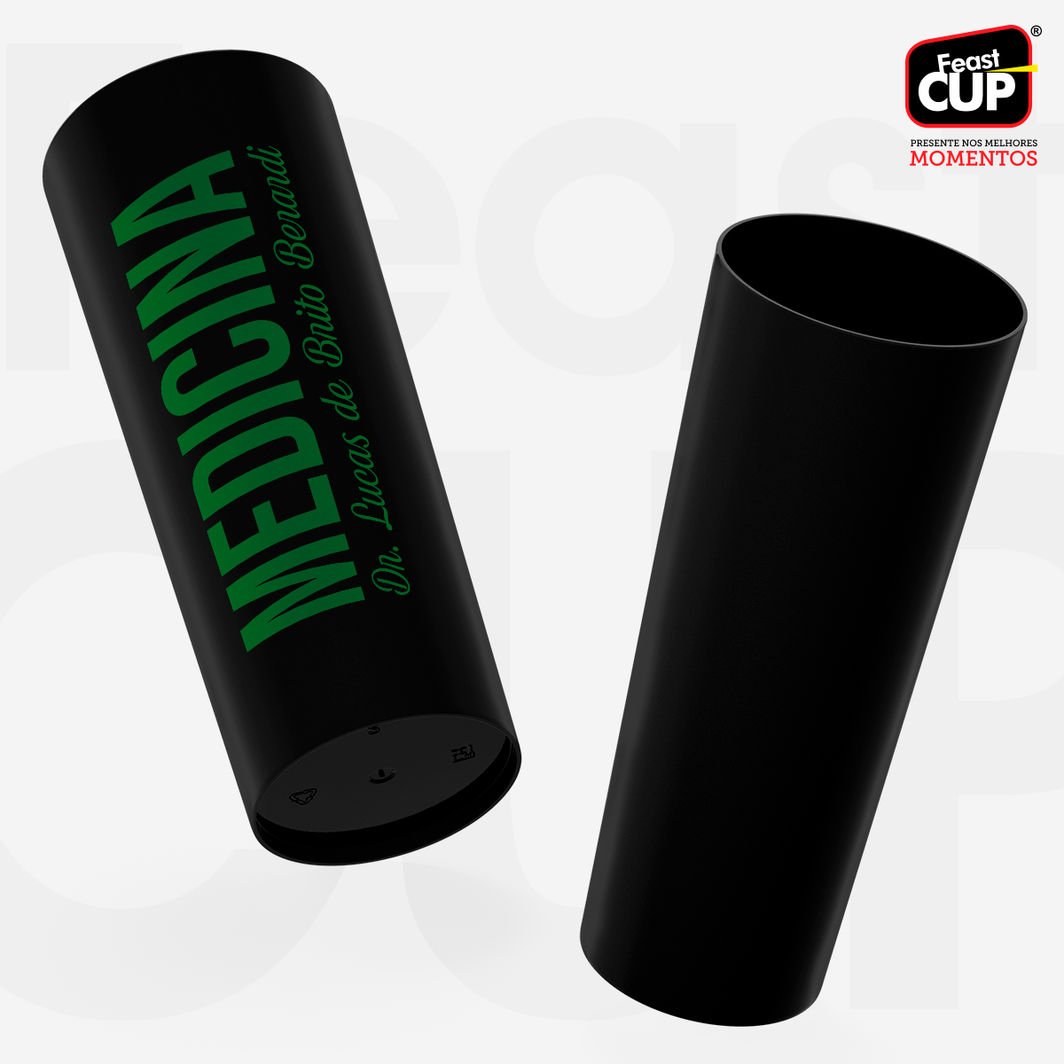 Long Drink 350ml Preto Leitoso