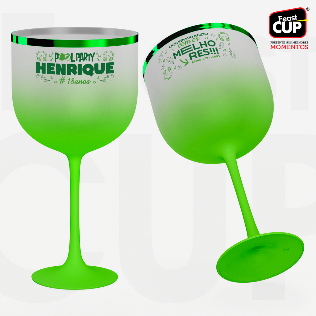 Taça Gin 590ml - Degrade Premium