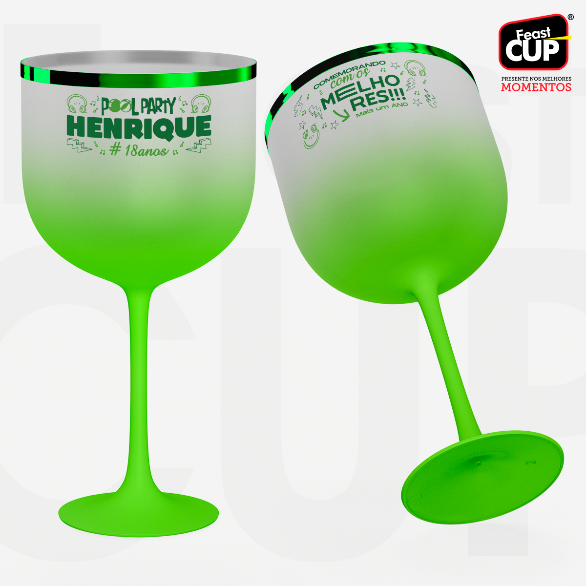 Taça Gin 590ml - Degrade Premium