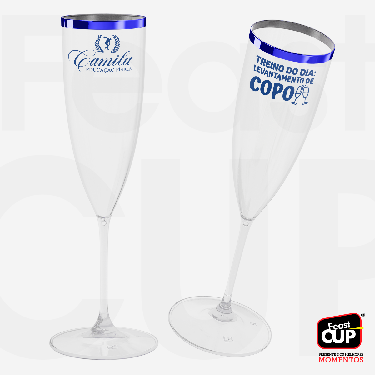 Taça Champanhe 170ml - Transparente Premium