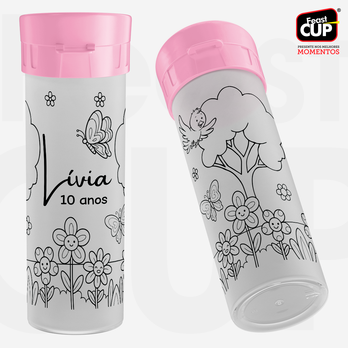 Garrafas para Colorir 490ml