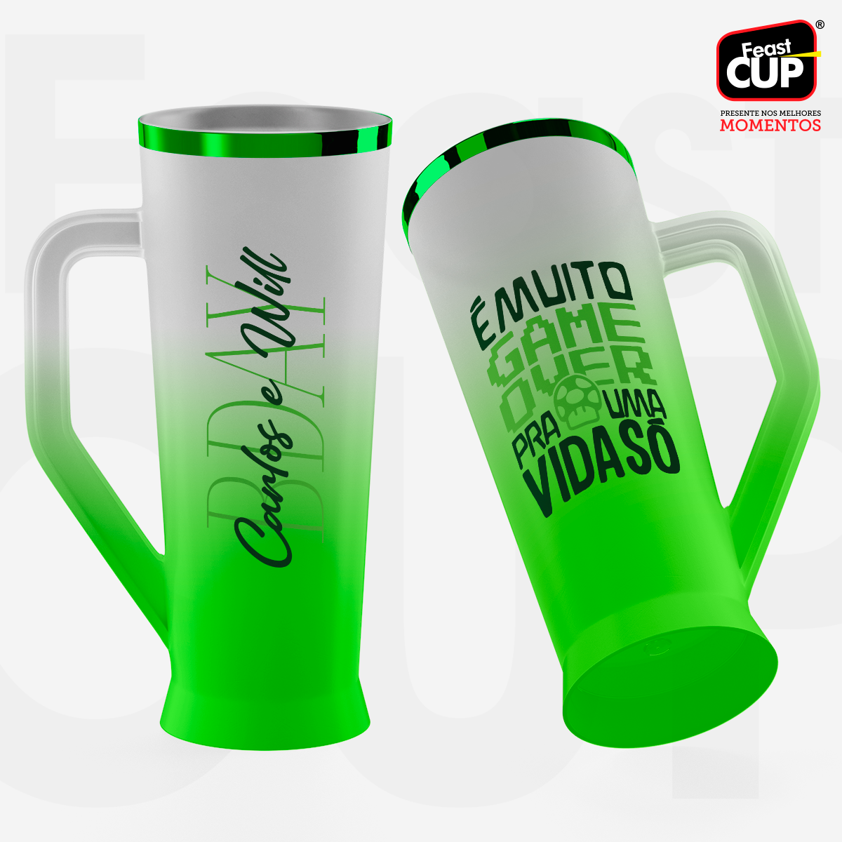 Caneca Slim 430ml - Degrade Premium