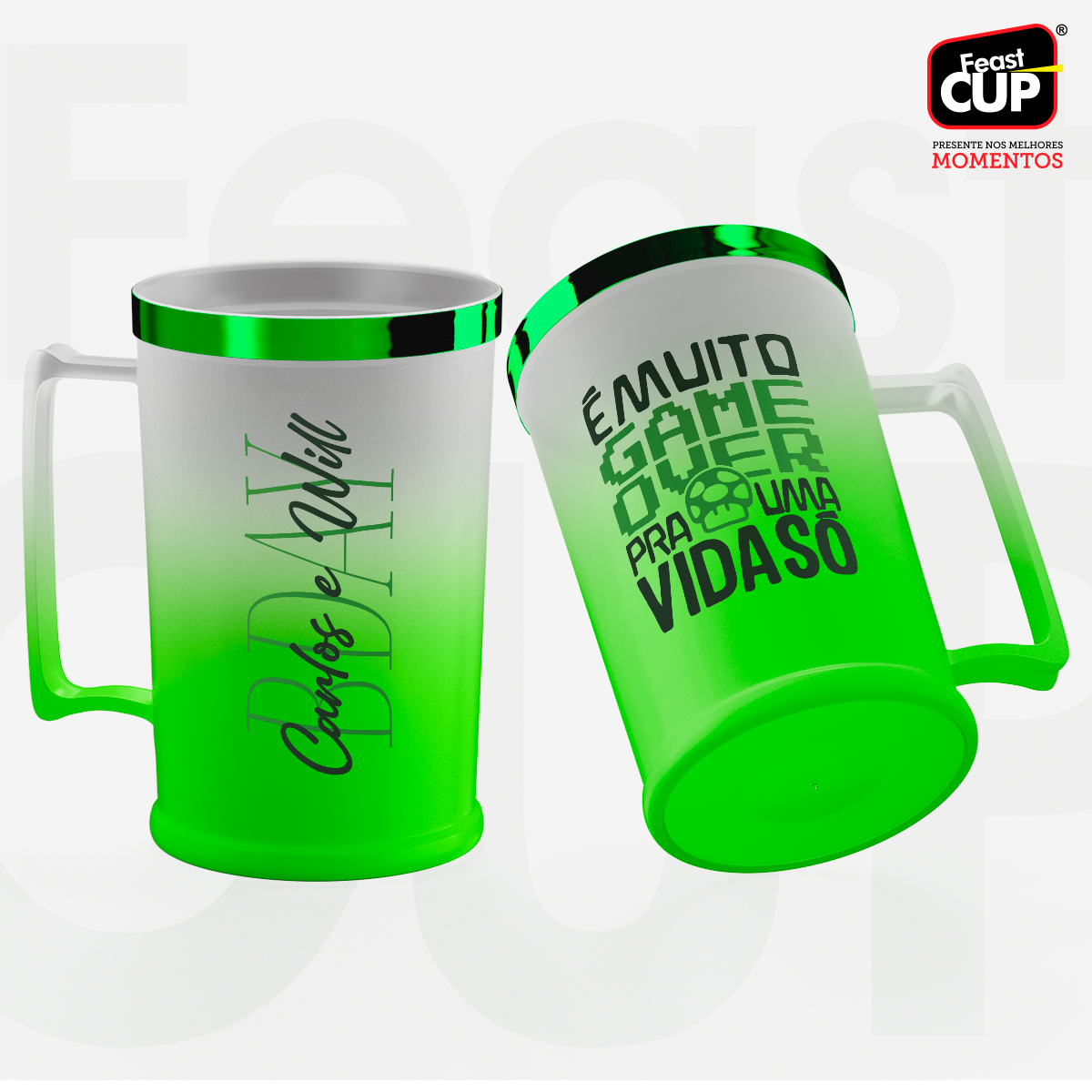 Caneca Chopp 500ml Degrade - Premium