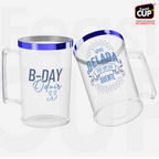 Caneca Chopp 500ml - Transparente Premium