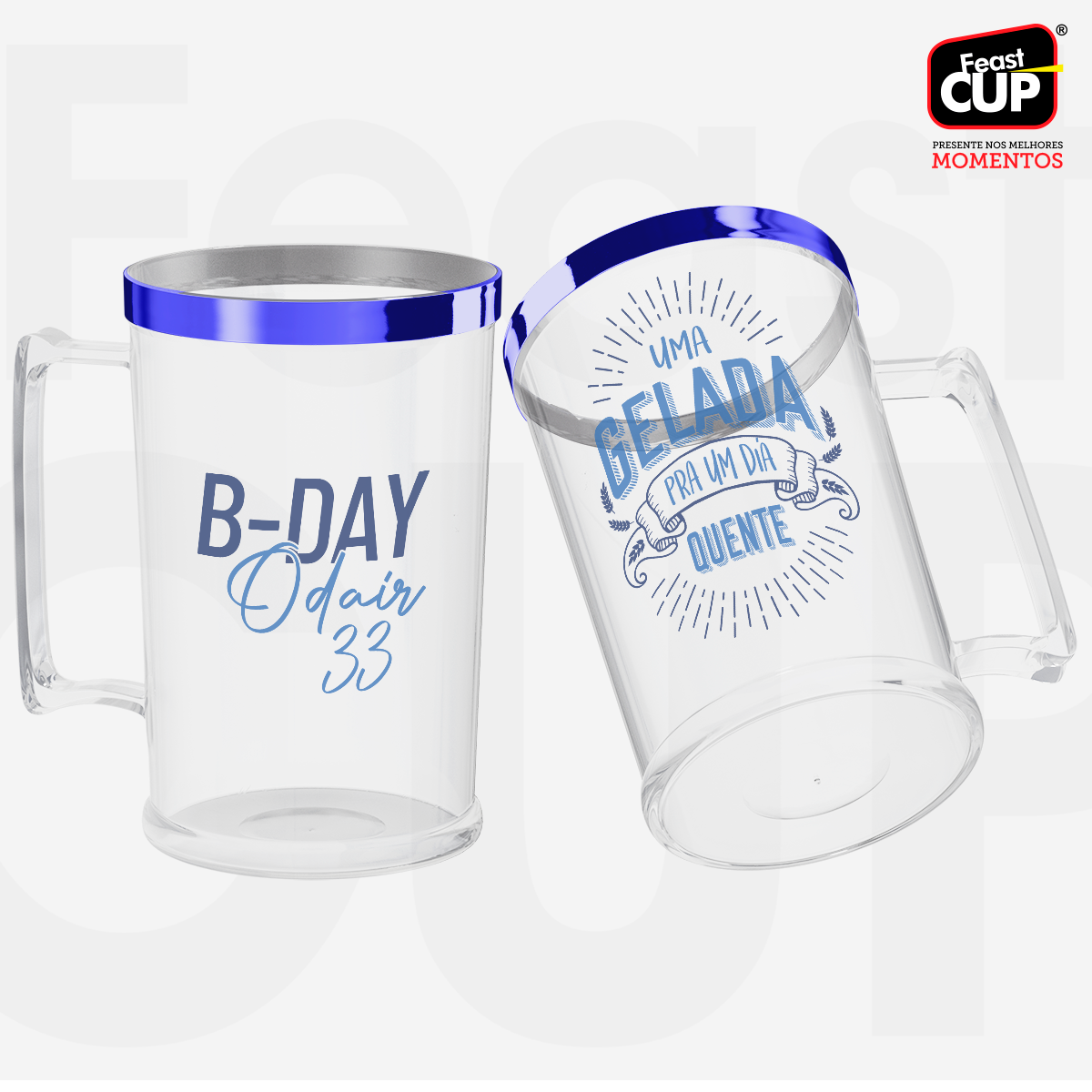 Caneca Chopp 500ml - Transparente Premium