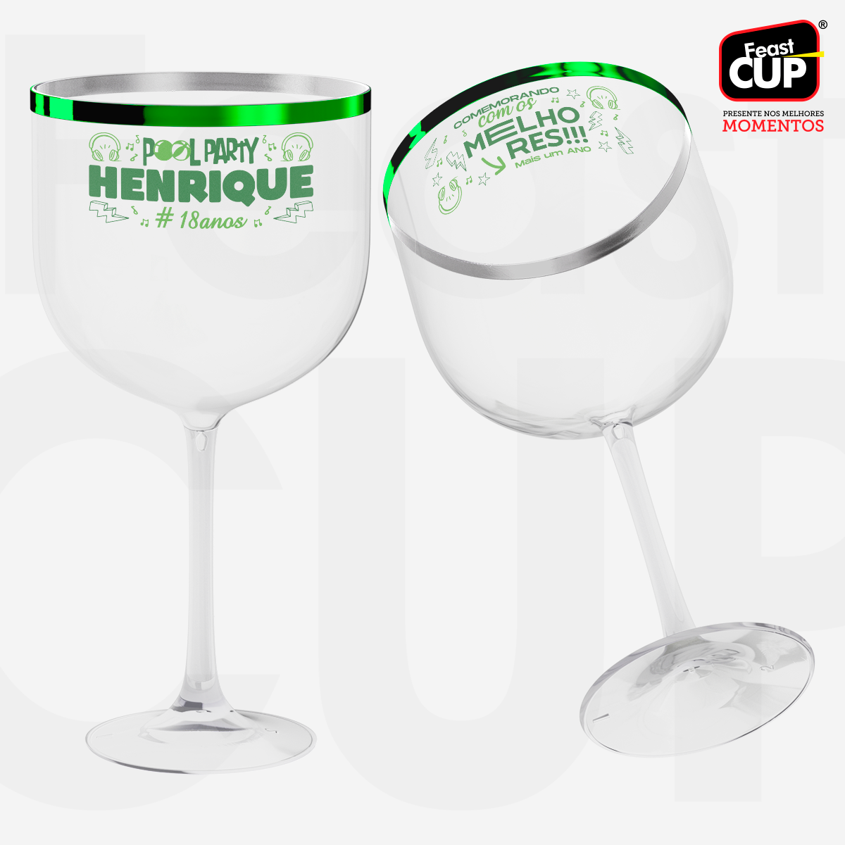 Taça Gin 590ml - Transparente Premium