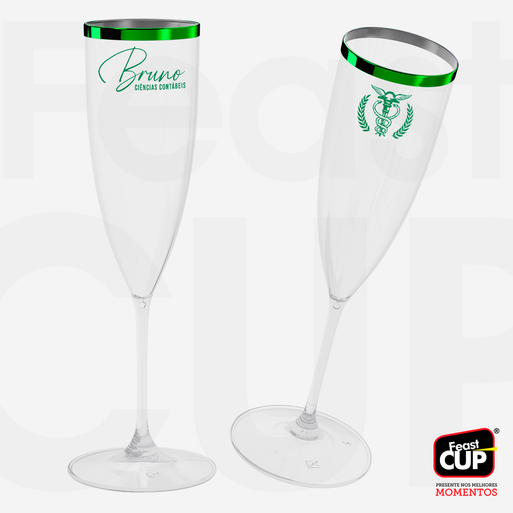 Taça Champanhe 170ml - Transparente Premium