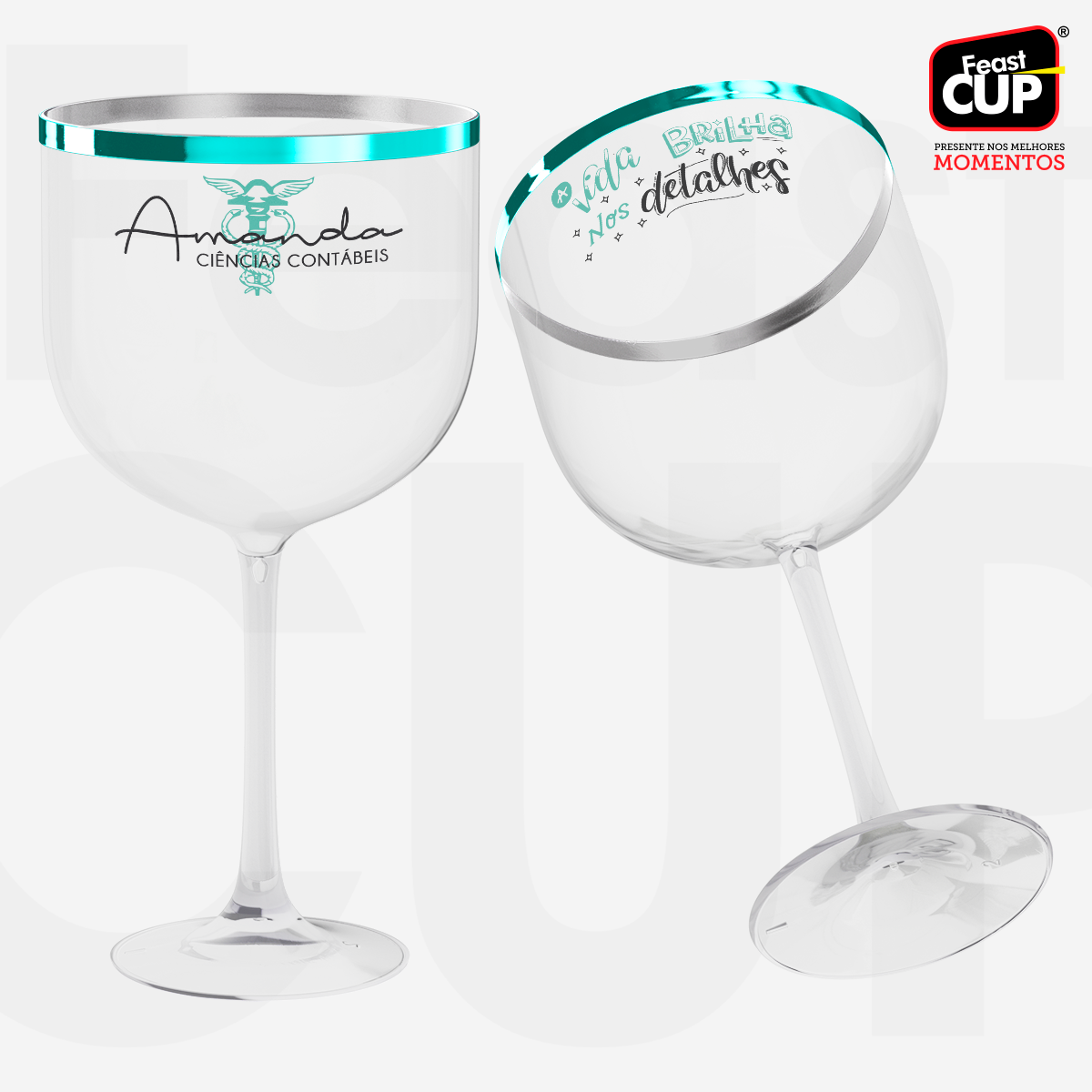 Taça Gin 590ml - Transparente Premium
