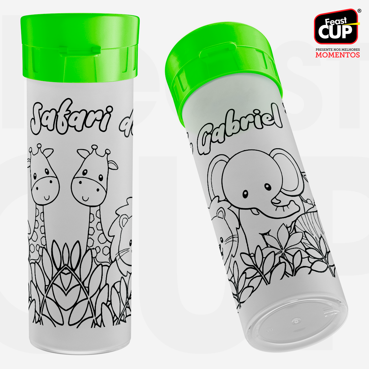 Garrafas para Colorir 490ml